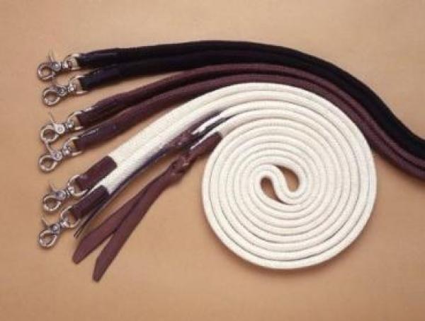 Cotton Braided Split Reins mit Snap